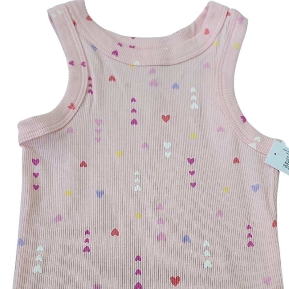 🔴Wander Nation Pink With Hearts Tank Top - Picture 2 of 2